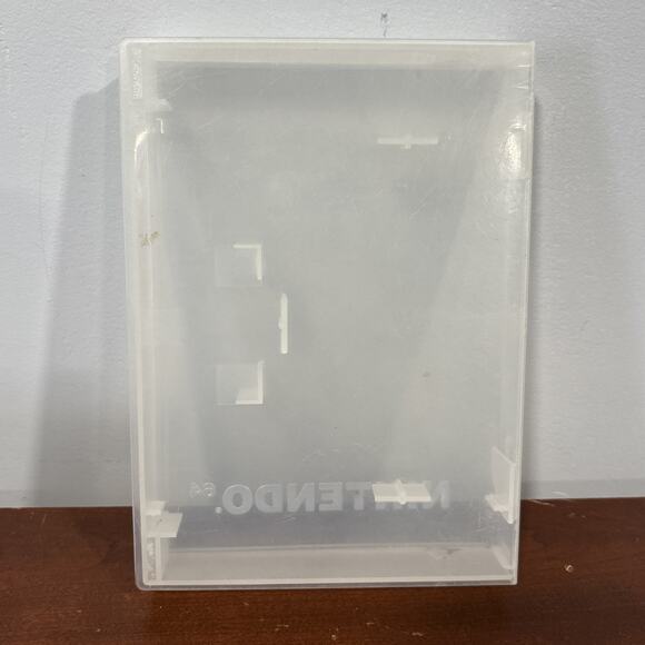 Nintendo 64 N64 Hard Case Display Clamshell Clear Plastic Storage - Picture 2 of 6